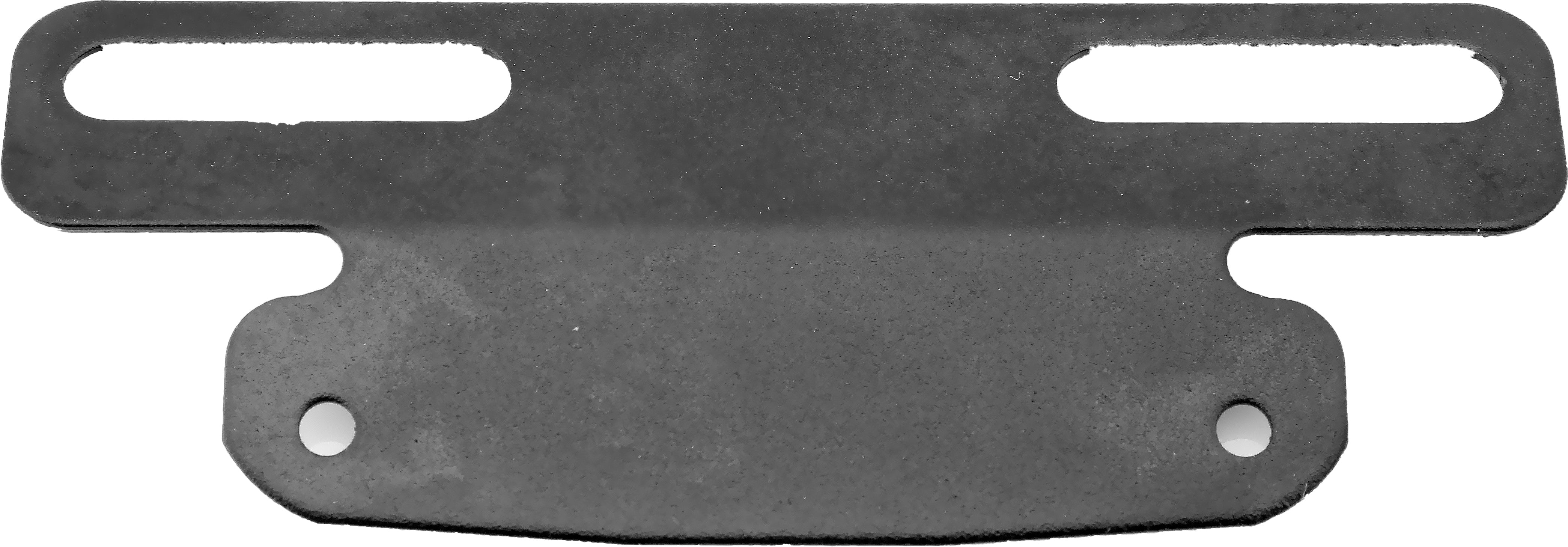 Kennzeichenhalterung - Passende Halterung für das Nummernschild Kompatibel mit dem Modell SXT Grizzy Material: Eisen Farbton: Schwarz Maße: 140 x 55 mm (Länge x Breite) - von SXT-Scooters