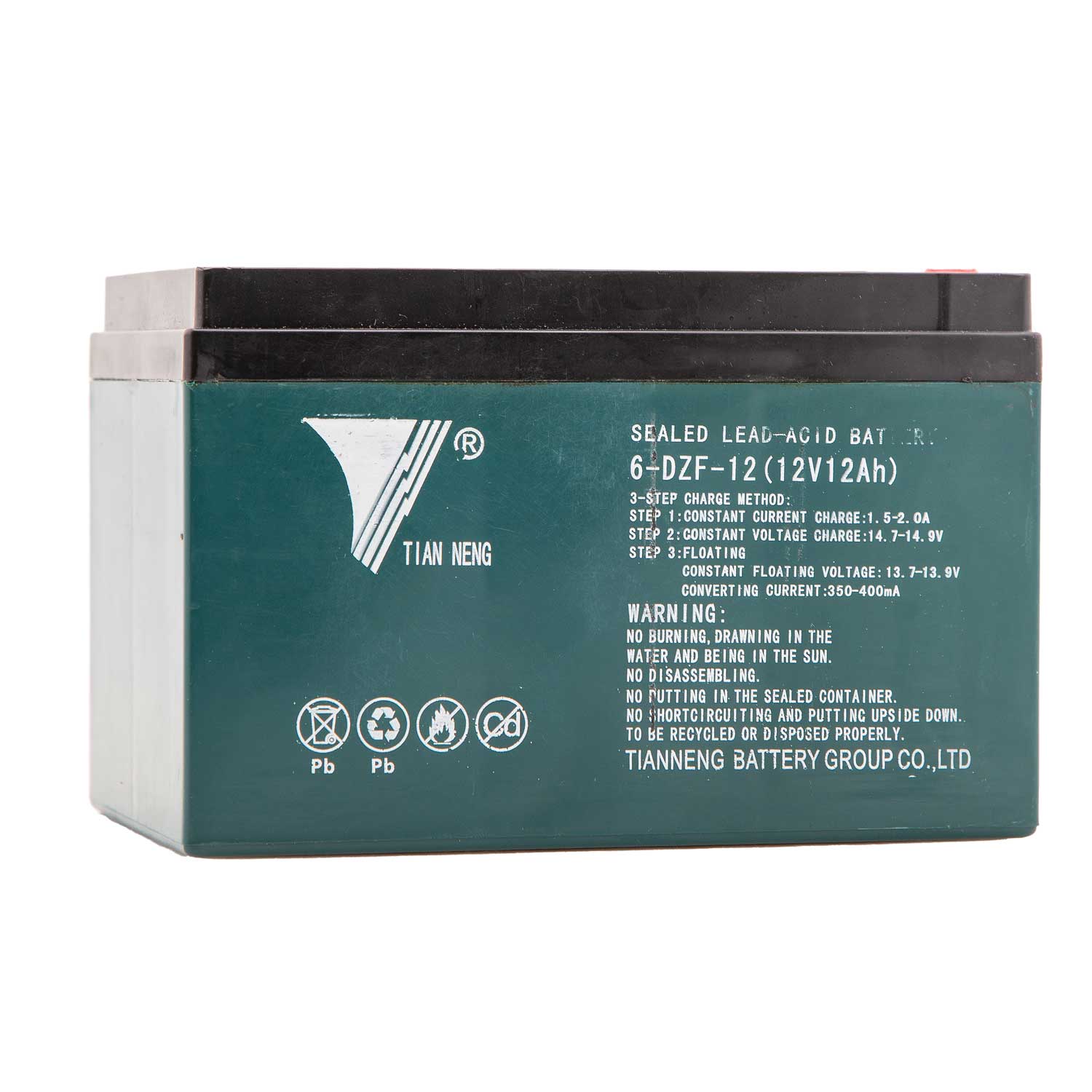 Akkuzelle 12V 12Ah - Blei-Akkuzelle Betriebsspannung 12 Volt 12Ah Bestehend aus 1 x 12V Block Abmessungen 14,5 x 9,5 x 10,5 cm Ohne Verkabelung Passende 12V 12Ah Blei-Akkuzelle für sämtliche SXT Blei-Akku Modelle sowie einige andere Scooter Modelle Blei A