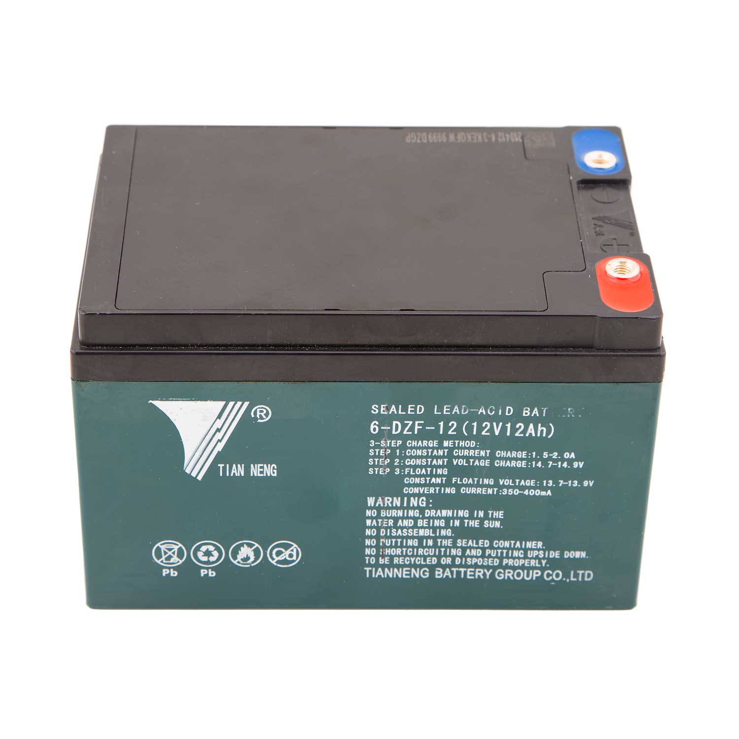 Akkuzelle 12V 12Ah - Blei-Akkuzelle Betriebsspannung 12 Volt 12Ah Bestehend aus 1 x 12V Block Abmessungen 14,5 x 9,5 x 10,5 cm Ohne Verkabelung Passende 12V 12Ah Blei-Akkuzelle für sämtliche SXT Blei-Akku Modelle sowie einige andere Scooter Modelle Blei A