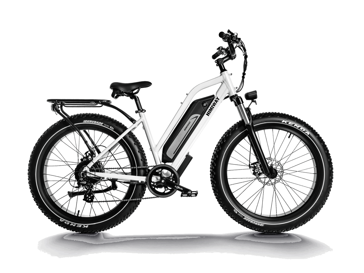 Cruiser E-Bike - Hohe Reichweite von bis zu 96 km für lange Fahrten ohne häufiges Aufladen. Robuste 26-Zoll-Fettreifen für außergewöhnliche Traktion und Stabilität auf jedem Terrain. Leistungsstarker 250-W-Motor für mühelose Bewältigung verschiedenster Ge