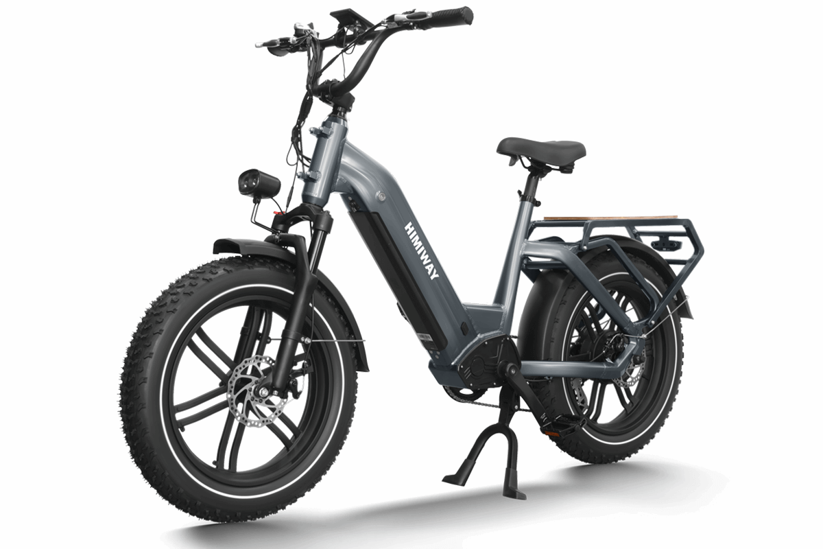 Big Dog E-Bike - Hohe Tragfähigkeit (220 kg) für schwere Lasten. Lange Reichweite (bis zu 128 km) für ausgedehnte Fahrten. Leistungsstarker 750W Motor für mühelose Steigungen. Robustes, wettergeschütztes Design für Langlebigkeit. Hydraulische Bremsen für