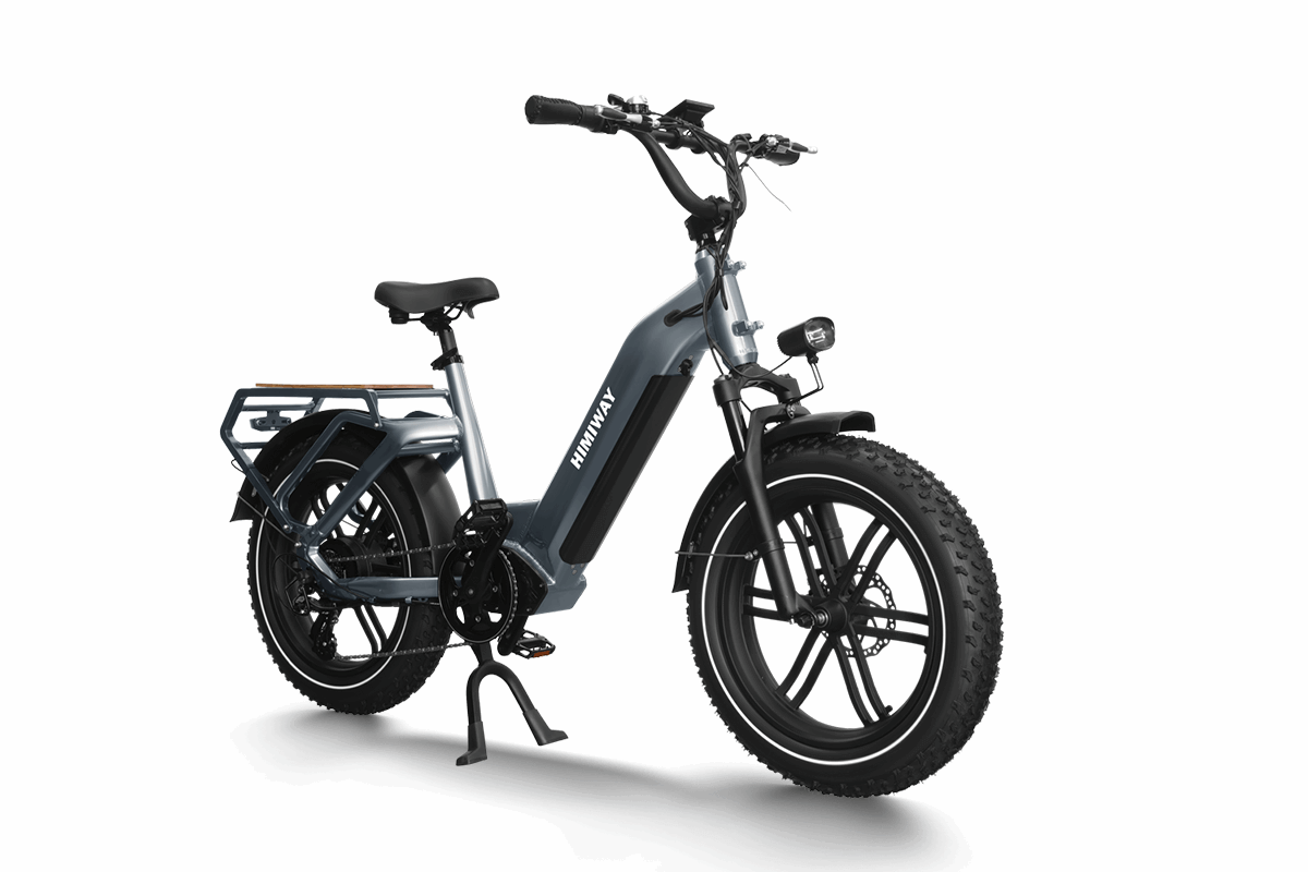 Big Dog E-Bike - Hohe Tragfähigkeit (220 kg) für schwere Lasten. Lange Reichweite (bis zu 128 km) für ausgedehnte Fahrten. Leistungsstarker 750W Motor für mühelose Steigungen. Robustes, wettergeschütztes Design für Langlebigkeit. Hydraulische Bremsen für