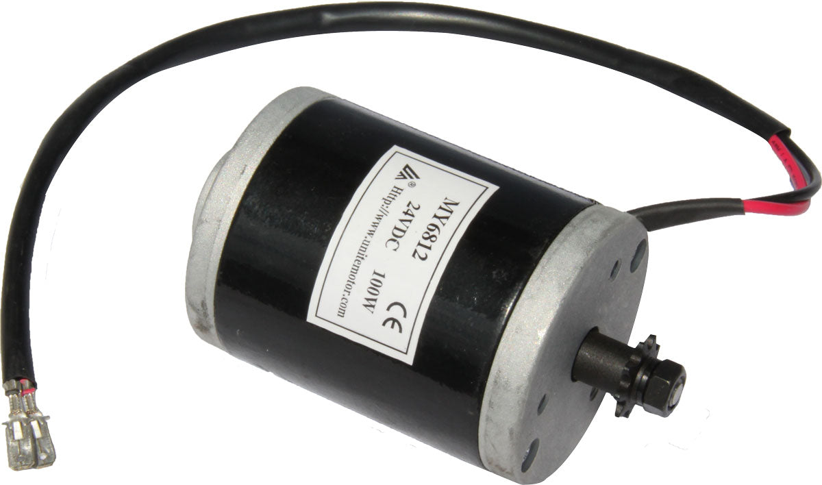 Elektromotor, Antriebsmotor 100 Watt 24V - Elektromotor, Antriebsmotor mit 100 Watt Betriebsspannung 24 Volt Einbaumaße: 125 x 70 x 67 mm - von SXT-Scooters