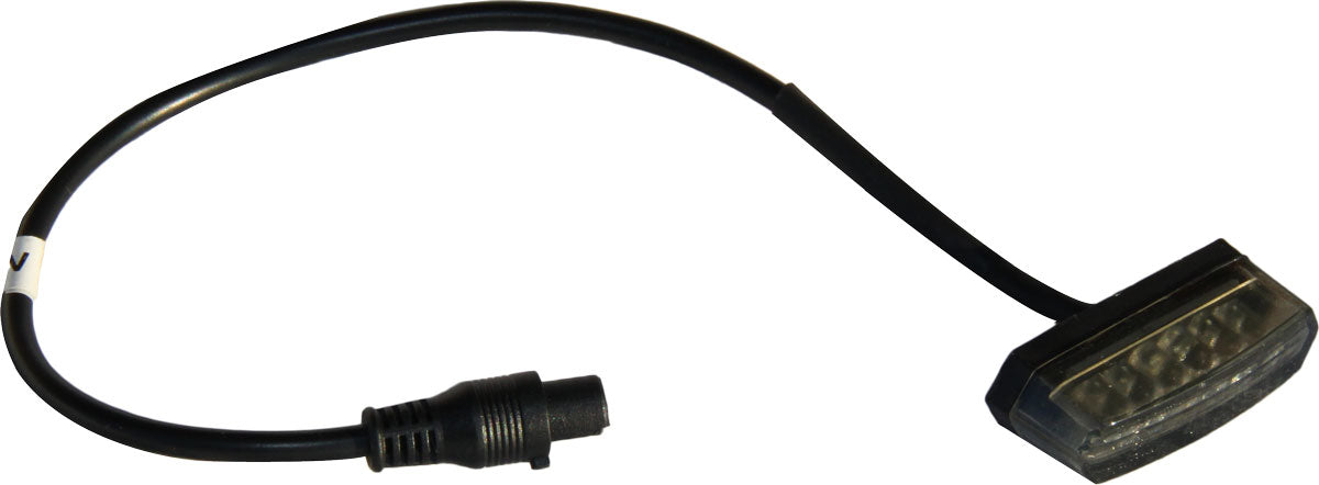 Mini LED Rücklicht - 48V - Mini LED Rücklicht mit zusätzlicher Bremslichtfunktion Abmessungen 45 x 12mm Betriebsspannung 48V verkabelt mit E-Prüfzeichen daher keine TÜV Eintragung notwendig Ersatzteil passend für Elektro Scooter mit 48V Betriesspannung -