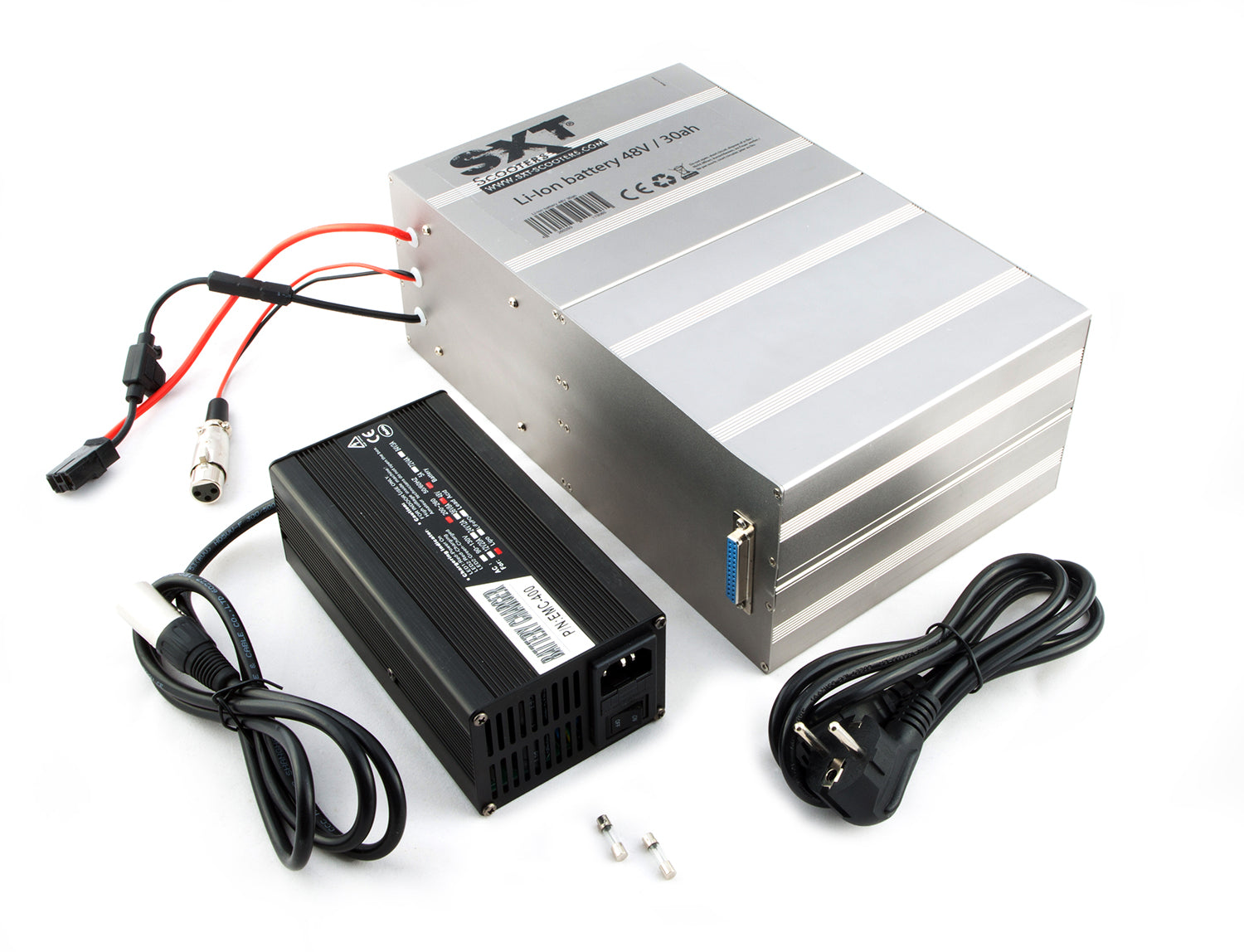 Li-Ion Lithium Akkupack 48V 30Ah - ein Powerpaket wie es im Buche steht - das ist unser neuer unglaublicher 30 Ah Li-Ion (Li(NiCoMn)O2) Power Akkupack. Dank der Li-Ion Technologie läßt sich dieser Akku bis zu 1500 Mal wiederaufladen und erreicht auch dann