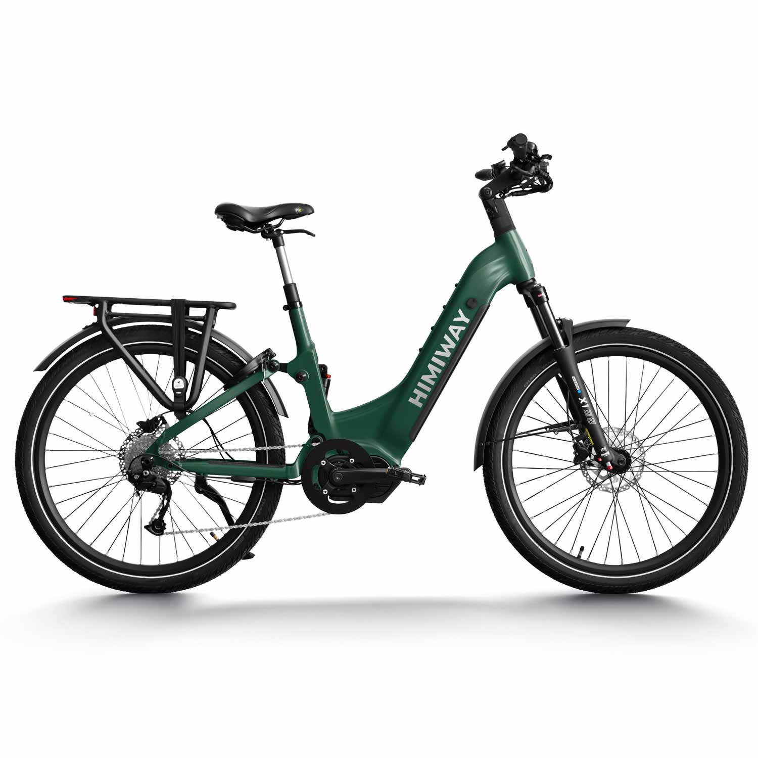 A7 Pro E-Bike - 250W Mittelmotor: Starker Antrieb mit 120 Nm Drehmoment. 720Wh LG-Akku: Reichweite bis zu 80 km. Shimano Scheibenbremsen: Zuverlässige, wartungsarme Bremsen. Komfort: SR-SUNTOUR Federung, ergonomischer Sattel. Sicherheit: 48V LED-Beleuchtu