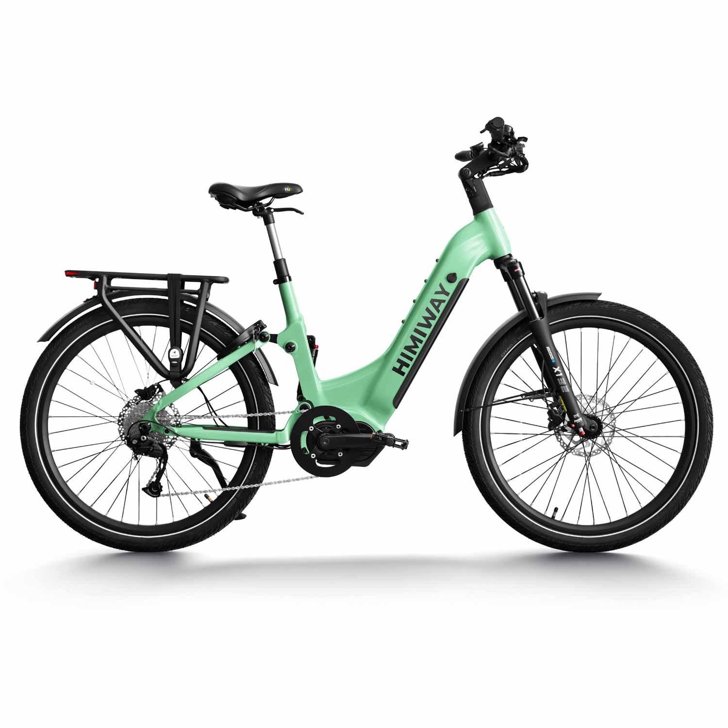 A7 Pro E-Bike - 250W Mittelmotor: Starker Antrieb mit 120 Nm Drehmoment. 720Wh LG-Akku: Reichweite bis zu 80 km. Shimano Scheibenbremsen: Zuverlässige, wartungsarme Bremsen. Komfort: SR-SUNTOUR Federung, ergonomischer Sattel. Sicherheit: 48V LED-Beleuchtu