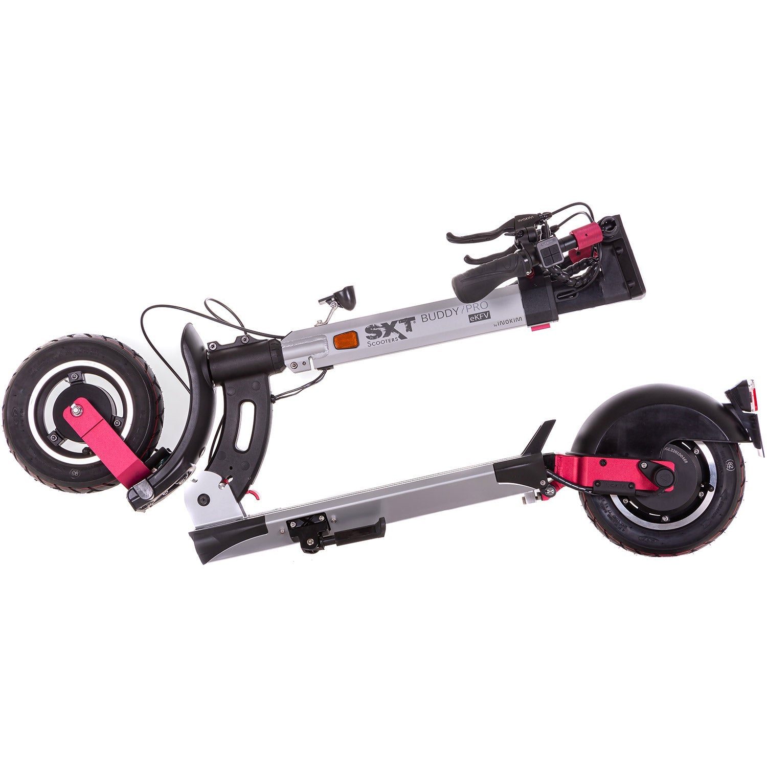 Buddy PRO eKFV E-Scooter - Straßenzugelassen für deinen Arbeitsweg 500 Watt Motor für mühelose Beschleunigung 52V System für starke Leistung 20 km/h maximale Geschwindigkeit 65 km Reichweite ideal für Pendler Vollfederung für höchsten Komfort Kompakt klap