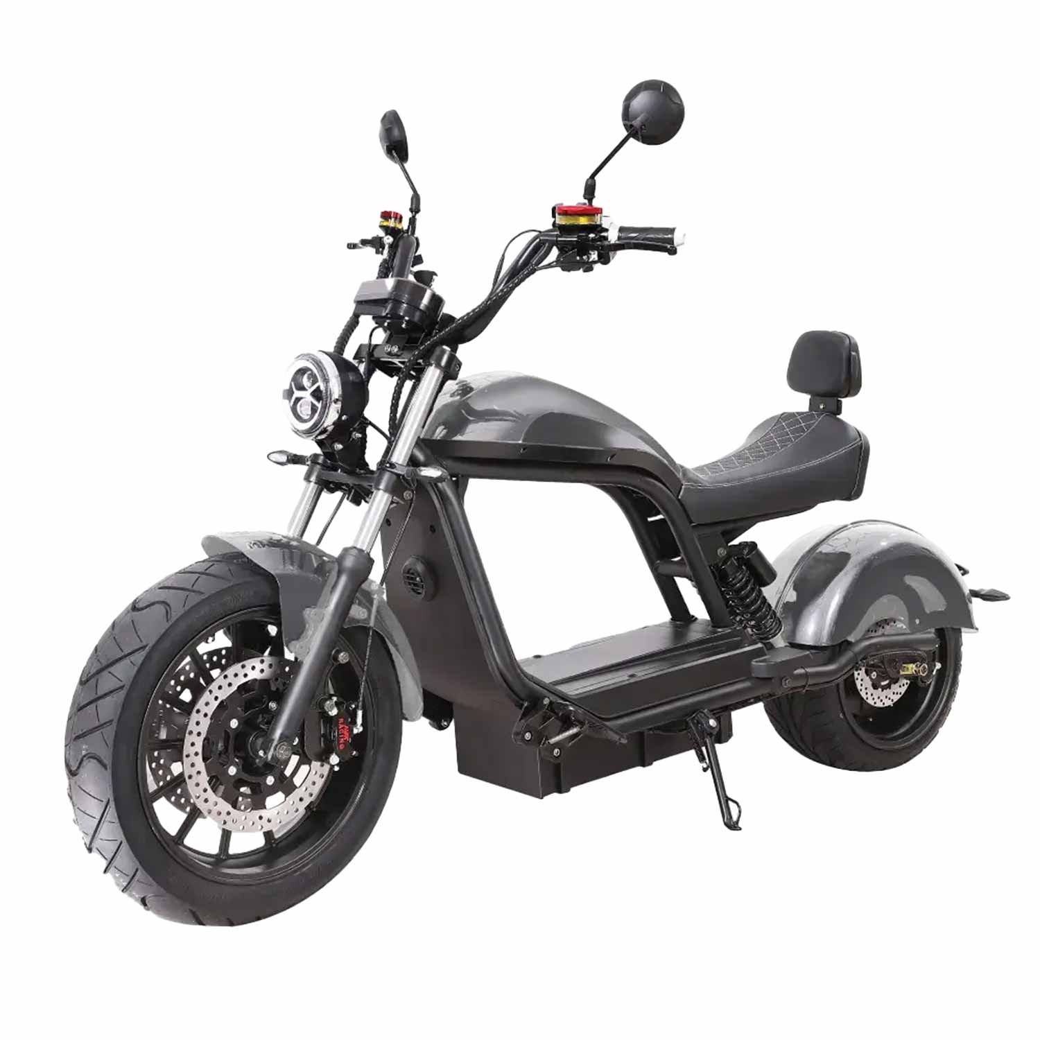 Chopper XL PRO E-Chopper - 45 km/h schnell 2000 W Motor stark 100 km Reichweite Akku herausnehmbar Straßenzulassung EU-weit Chopper Design stylisch Emissionsfrei unterwegs - von SXT-Scooters