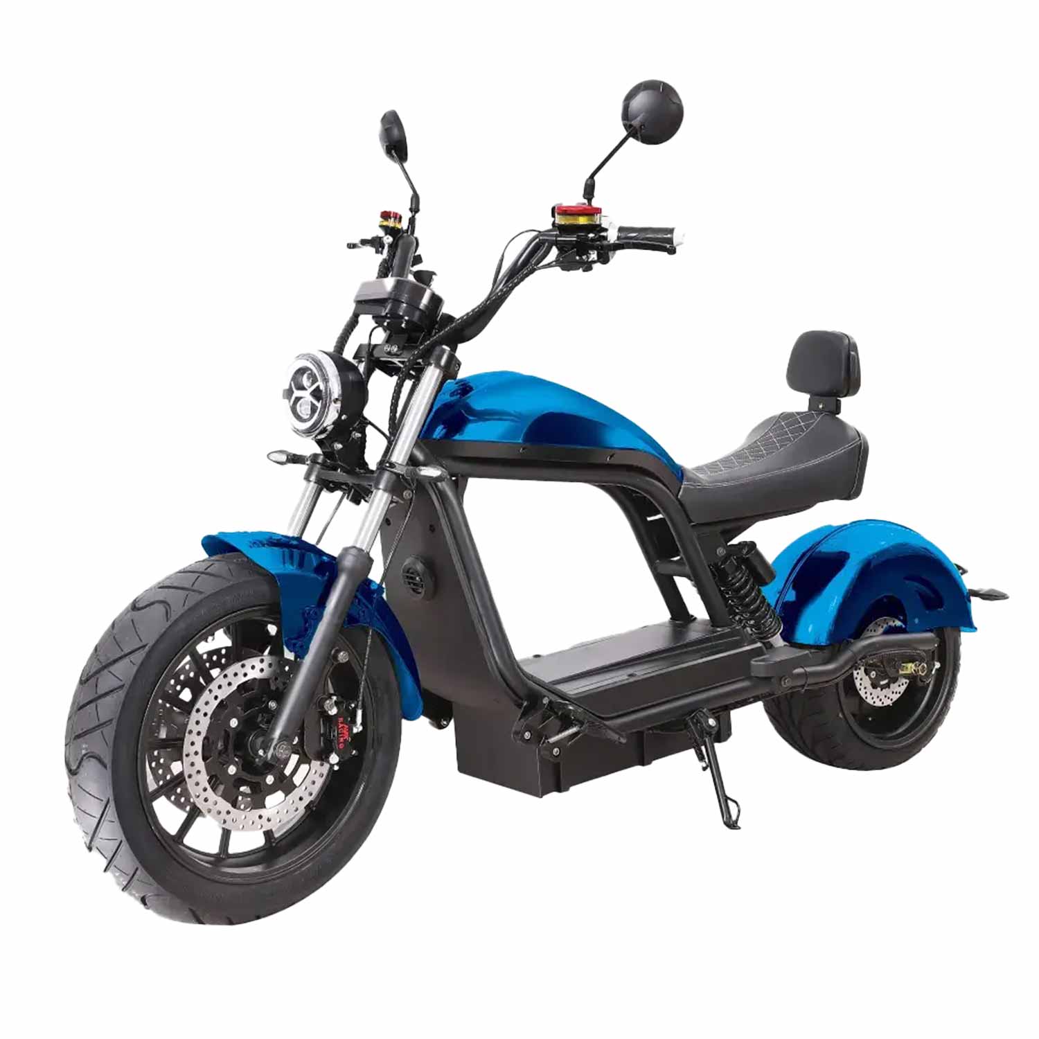 Chopper XL PRO E-Chopper - 45 km/h schnell 2000 W Motor stark 100 km Reichweite Akku herausnehmbar Straßenzulassung EU-weit Chopper Design stylisch Emissionsfrei unterwegs - von SXT-Scooters