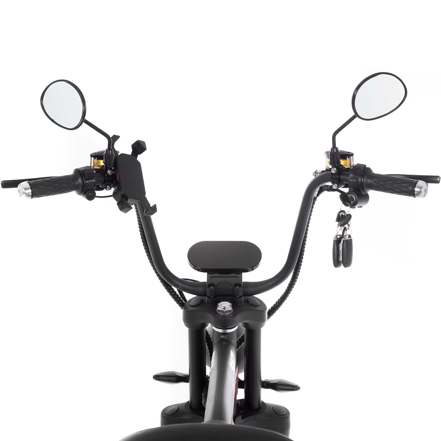 Grizzy E-Chooper - Kraftvoller 2700 W Motor: Bietet starke Beschleunigung und meistert mühelos auch steile Straßen. Hohe Reichweite von bis zu 70 km: Ideal für längere Fahrten ohne Zwischenladung. Herausnehmbarer Akku: Ermöglicht einfaches Aufladen zu Hau