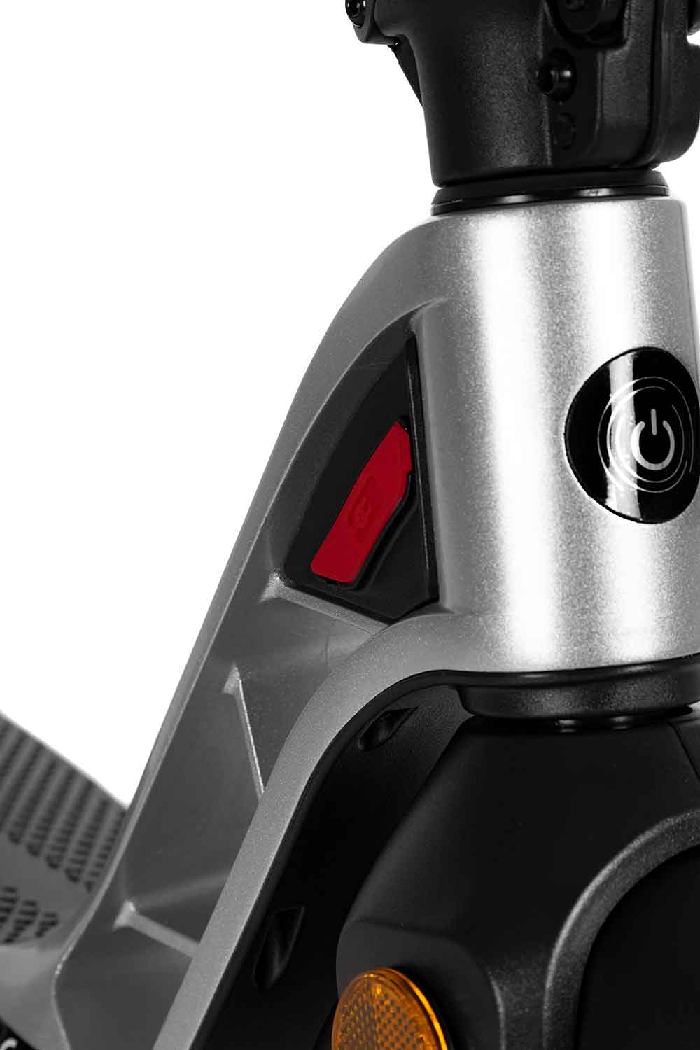 H10 eKFV E-Scooter - Straßenzugelassen für den Stadtverkehr Leicht & faltbar für Flexibilität 30 km Reichweite für längere Strecken 340-Watt Motor für effizientes Fahren 20 km/h Höchstgeschwindigkeit 3,5 Std Ladezeit für schnelle Nutzung Robuster Rahmen f
