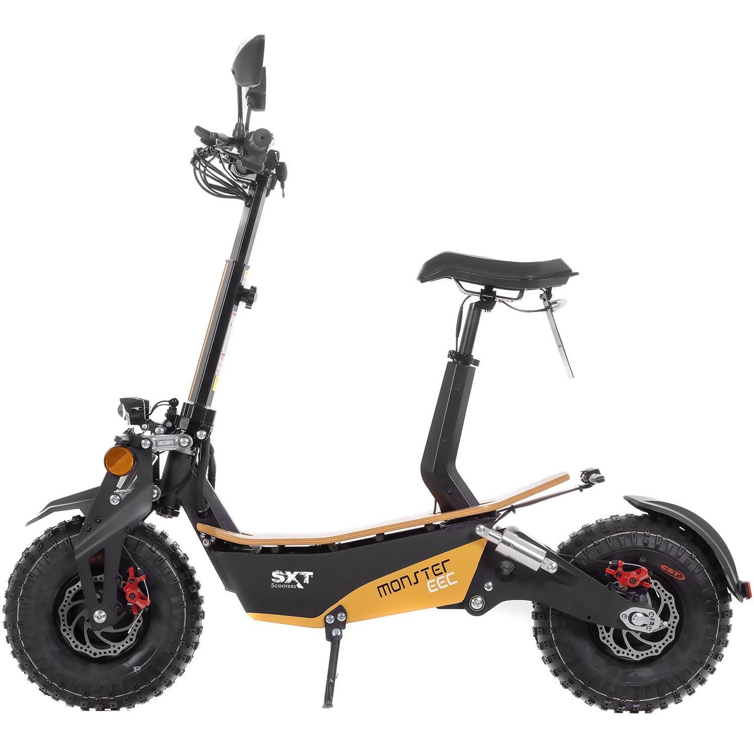 Monster EEC - Herstellergarantie 3 Jahre auf Akku und Motor 2000 W bürstenloser DC Nabenmotor Entnehmbarer Akku LED Display - von SXT-Scooters