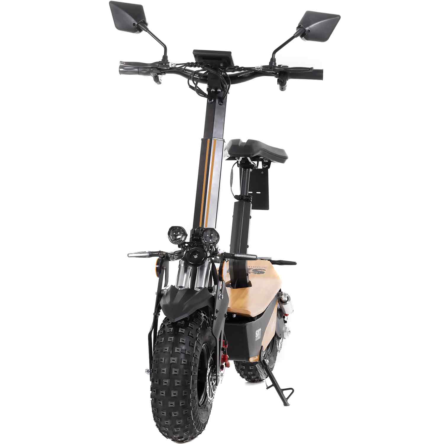 Monster EEC - Herstellergarantie 3 Jahre auf Akku und Motor 2000 W bürstenloser DC Nabenmotor Entnehmbarer Akku LED Display - von SXT-Scooters