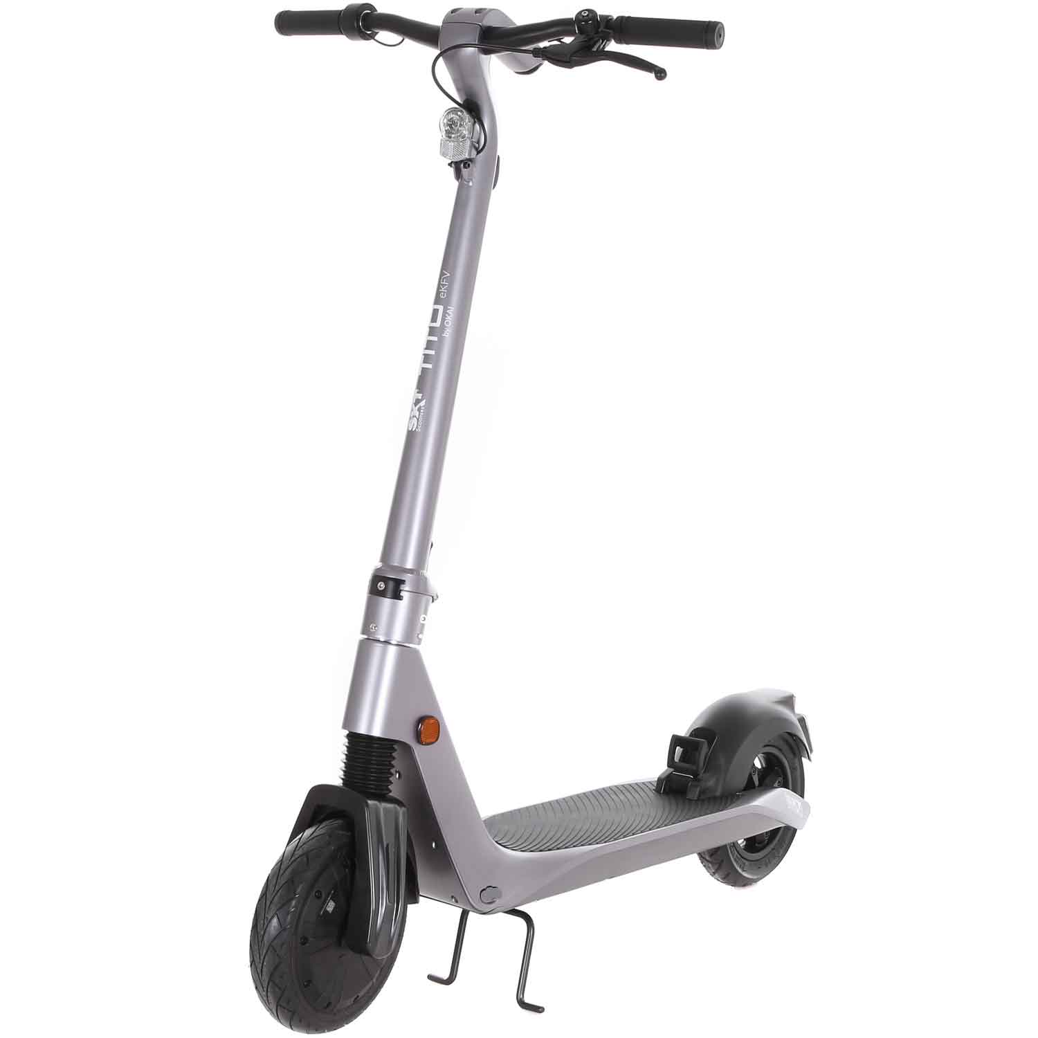 Tito eKFV E-Scooter - Straßenzulassung (eKFV): Legal im Straßenverkehr. Leistung: 20 km/h und bis zu 25 km Reichweite. Robustes Design: Abklappbare Lenkerstange, integriertes LCD-Display. Zuverlässiger Motor: Langlebiger bürstenloser Nabenmotor. Konnektiv