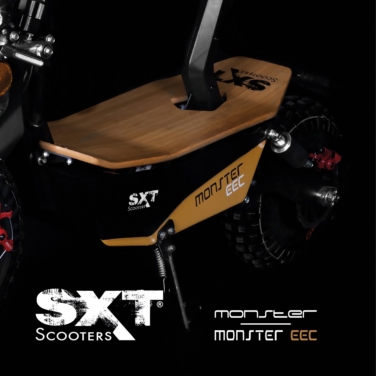 SXT Monster EEC Werbebroschüre (10er Pack) - Hochwertige Werbebroschüre für das Modell SXT Monster EEC 20-seitiger Produktkatalog Maße: 210 x 210 mm - von SXT-Scooters
