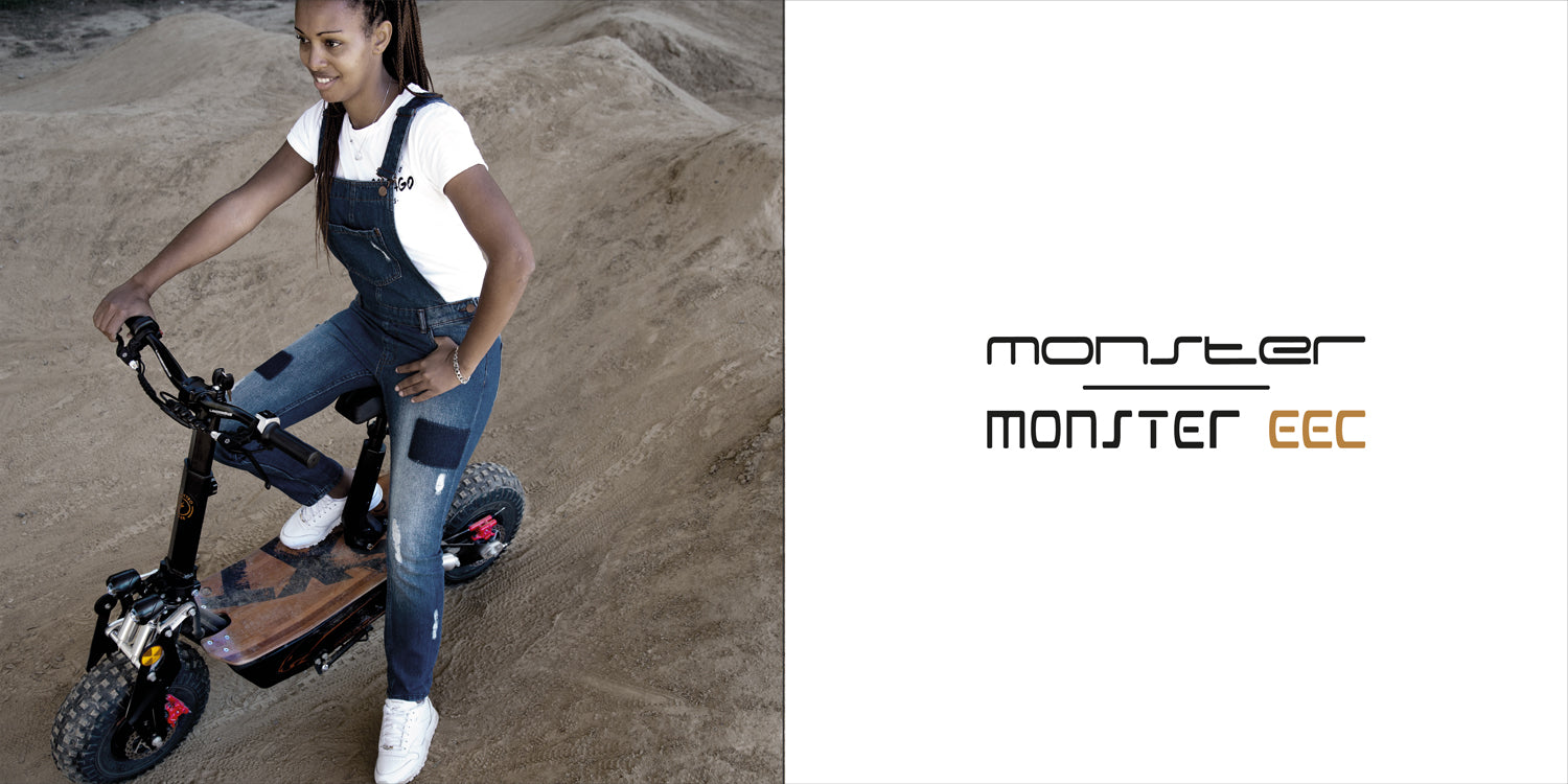 SXT Monster EEC Werbebroschüre (10er Pack) - Hochwertige Werbebroschüre für das Modell SXT Monster EEC 20-seitiger Produktkatalog Maße: 210 x 210 mm - von SXT-Scooters