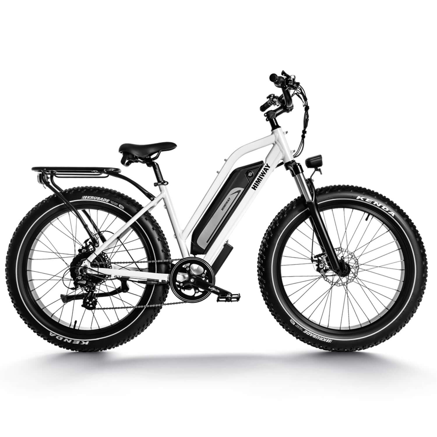 Cruiser E-Bike - Hohe Reichweite von bis zu 96 km für lange Fahrten ohne häufiges Aufladen. Robuste 26-Zoll-Fettreifen für außergewöhnliche Traktion und Stabilität auf jedem Terrain. Leistungsstarker 250-W-Motor für mühelose Bewältigung verschiedenster Ge