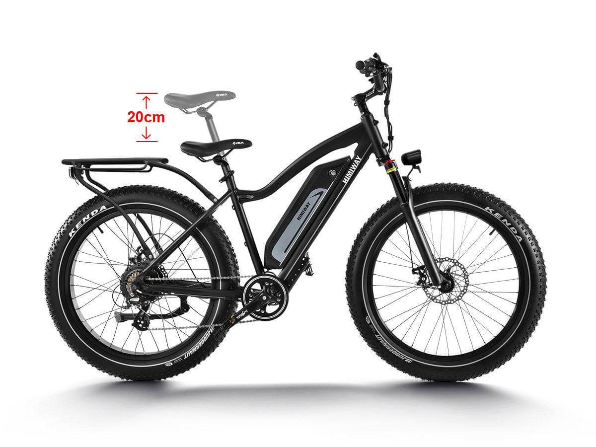 Cruiser E-Bike - Hohe Reichweite von bis zu 96 km für lange Fahrten ohne häufiges Aufladen. Robuste 26-Zoll-Fettreifen für außergewöhnliche Traktion und Stabilität auf jedem Terrain. Leistungsstarker 250-W-Motor für mühelose Bewältigung verschiedenster Ge
