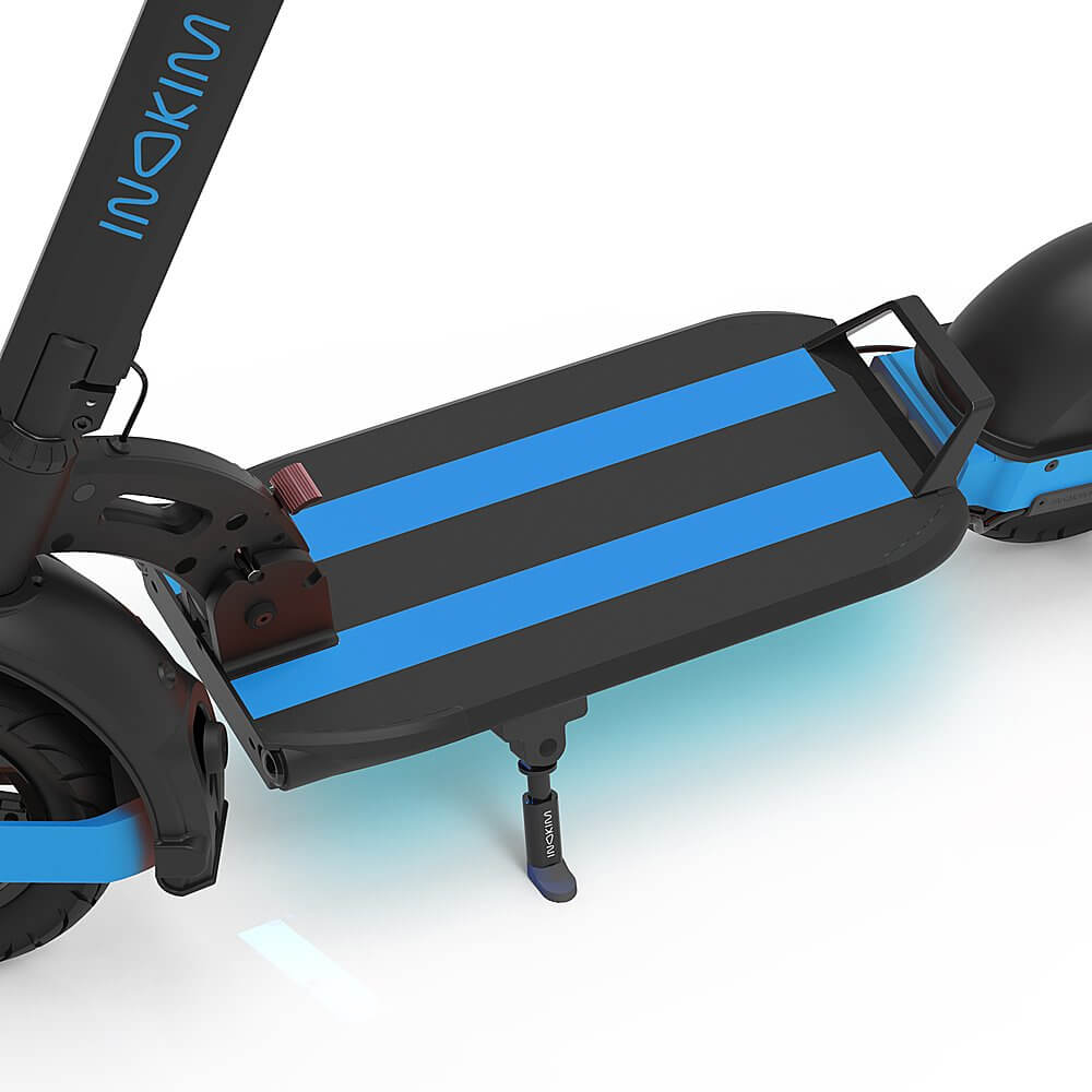 Quick 4 E-Scooter - Leistungsstarker 600W Motor: Erreiche Geschwindigkeiten bis zu 40 km/h. Große Reichweite: Bis zu 70 km mit einer einzigen Ladung. Faltbares Design: Einfach zu transportieren und zu lagern. Komfortable Fahrt: 10-Zoll-Luftreifen und Stoß