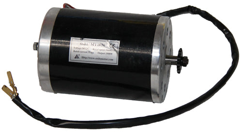 Elektromotor, Antriebsmotor 36V - Elektromotor, Antriebsmotor mit 500 Watt / 1000 Watt (mit Kohlebürsten) Betriebsspannung 36 Volt passend für Elektro Scooter mit 36V Betriebsspannung - von SXT-Scooters