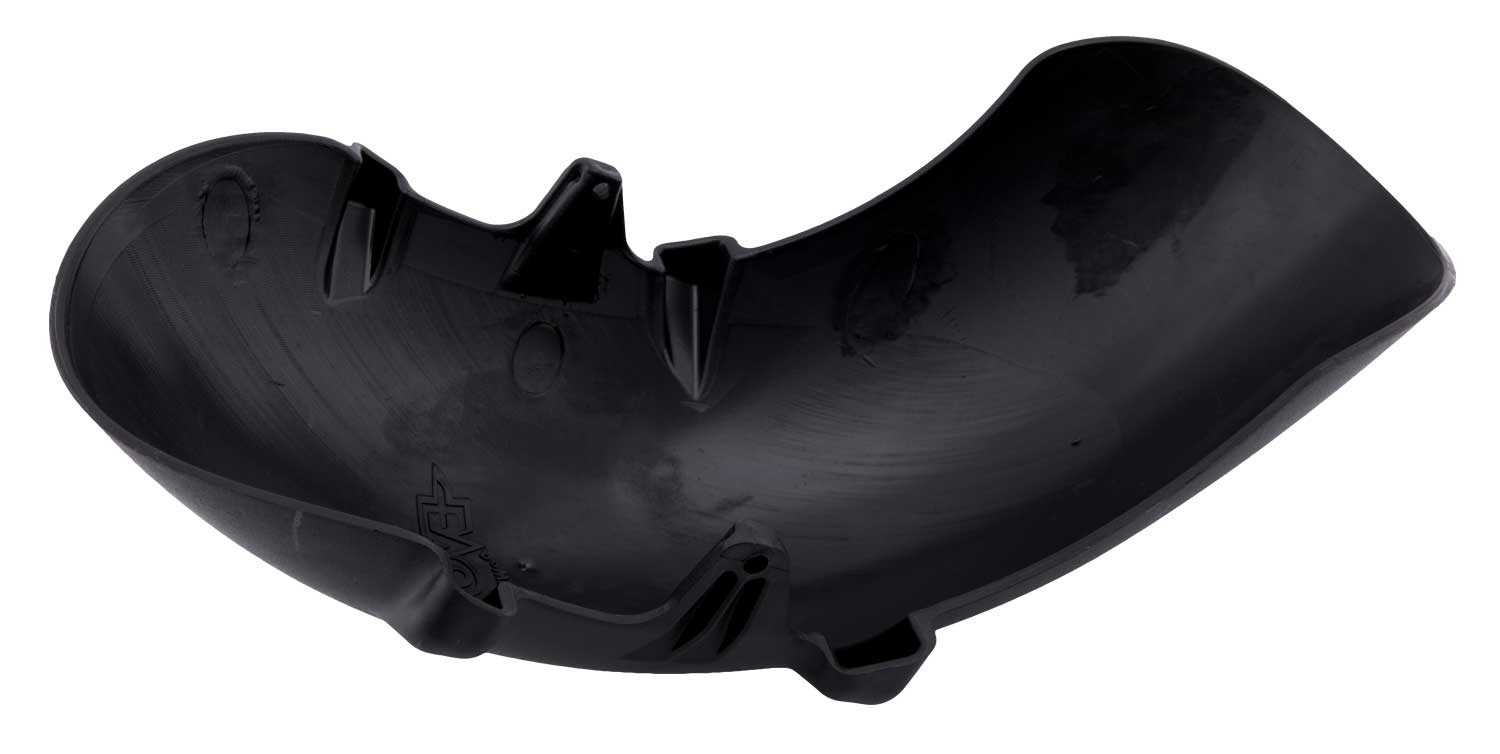 Schutzblech vorne - Kunststoff - Schutzblech für vorne aus Kunststoff Maße: ca. 29 x 15 x 10 cm Lochabstand Bohrung: ca. 13 cm Farbe schwarz - von SXT-Scooters