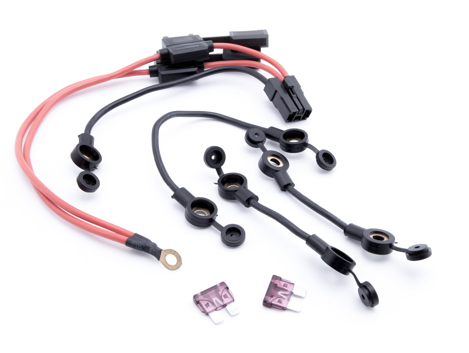 Akku Kabel Set inkl. Sicherungen für 48V 12Ah Blei-Akku - Das Akku Kabel Set besteht aus: Doppelkabel mit zwei Sicherungskasten und Steckverbindung 2 x kurzes Verbindungskabel 1 x längeres Verbindungskabel 2 x Sicherung 40A passend zur Verbindung von 4 x