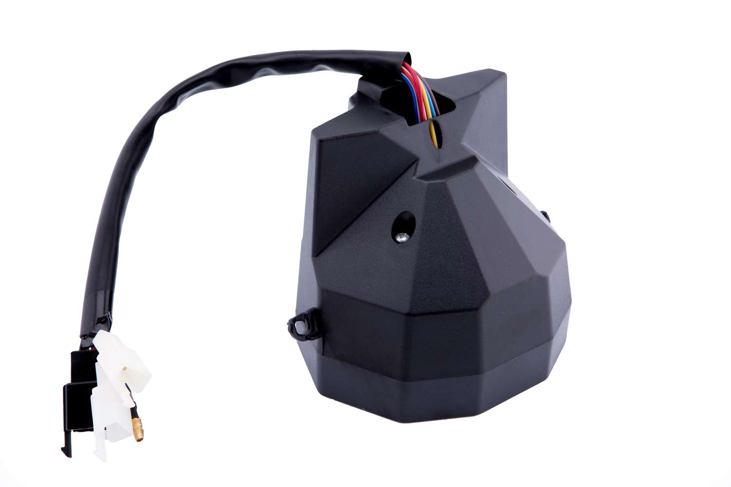 Tacho für SXT Raptor 1200 - Tacho für SXT Raptor 1200 60V Betriebsspannung ohne Zündschloss (muss vom vorhandenem Tacho übernommen werden) verkabelt Farbe schwarz - von SXT-Scooters