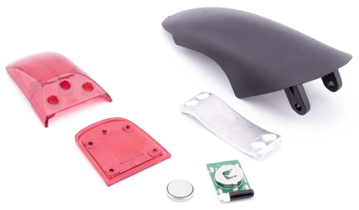 Schutzblech mit Rücklicht - Lieferung beinhaltet Schutzblech mit integriertem Rücklicht für das Hinterrad 1 Stk. Batterie Material: Kunststoff Batterietyp: CR1632 ohne Schrauben - von SXT-Scooters