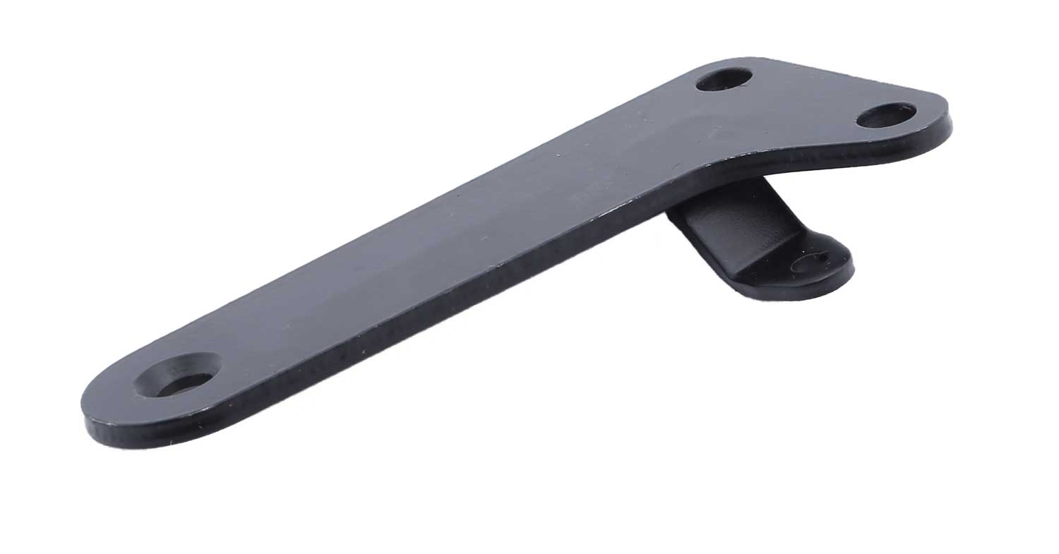 Hinterradhalterung - Hintere Halterung für Hinterrad und Federachse Passend für SXT Neo Material: Aluminium Länge: 12,3 cm Breite: 5,3 cm - von SXT-Scooters