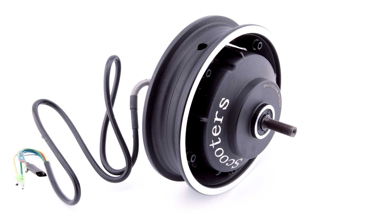 Nabenmotor 60V / 800W - der Lieferumfang beinhaltet: 1x Bürstenloser Nabenmotor Technische Daten: Leistung: 60V / 800W inkl. Verkabelung und Anschlüsse Gesamtdurchmesser: 16,5 cm - von SXT-Scooters