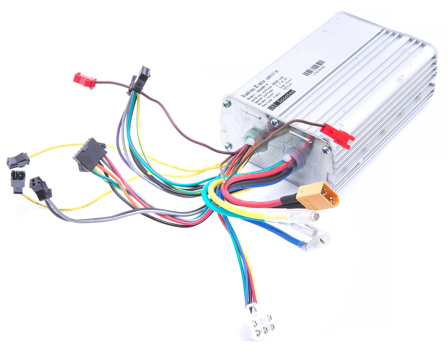 Steuergerät 60V / 800W - Elektrische Steuereinheit Leistung: 60V / 800W Passend für das Modell SXT Ultimate Pro Maße: 12,7 x 8,0 x 4,4 cm (LxBxH) ACHTUNG! Dieses Steuergerät ist nur für die 1. Generation kompatibel. - von SXT-Scooters