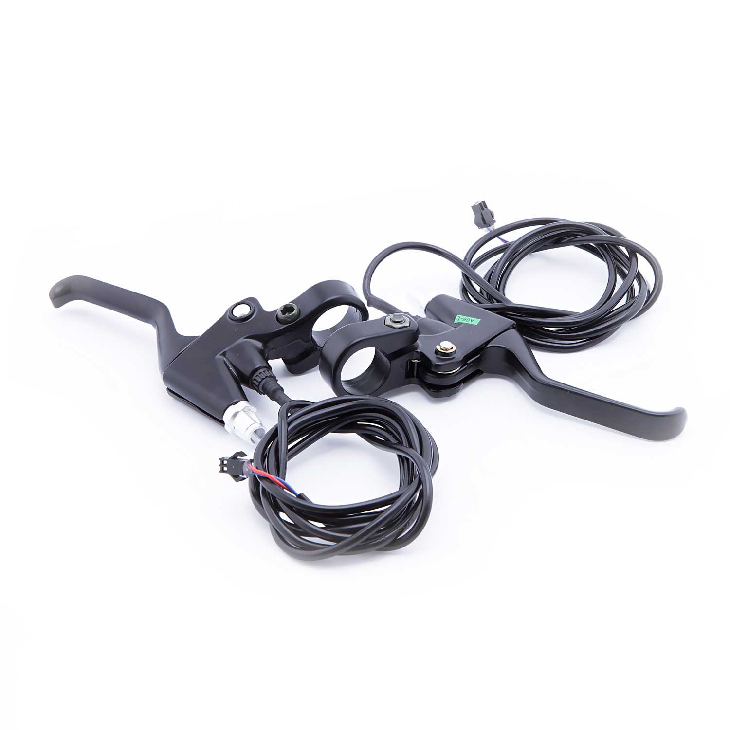 Bremsgriffe Set - Linker und rechter Bremsgriff Geeignet für das Modell SXT Bike Maße: 14,5 x 9,0 x 2,8 cm (Länge x Höhe x Breite) Inkl. Verkabelung und Anschluss - von SXT-Scooters