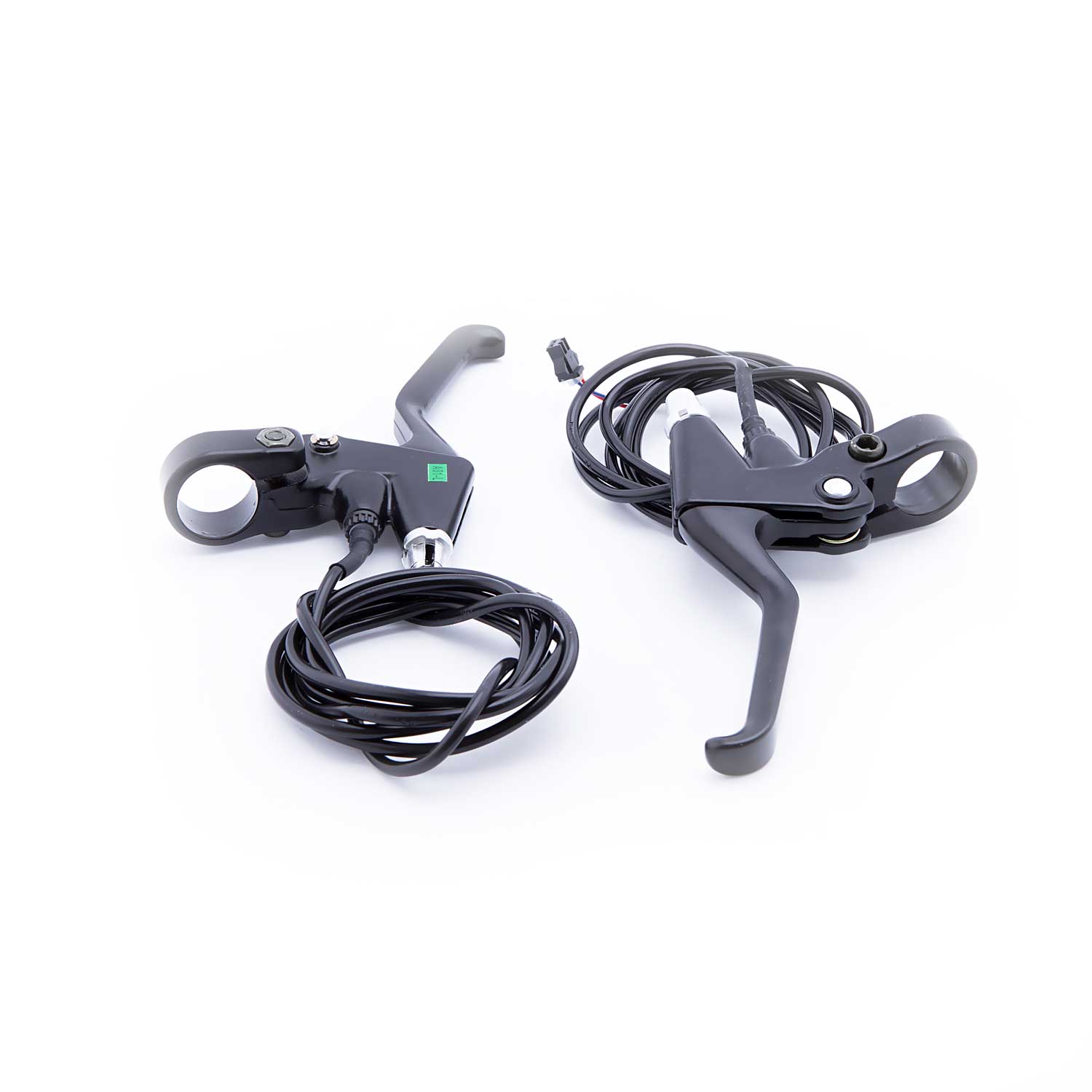 Bremsgriffe Set - Linker und rechter Bremsgriff Geeignet für das Modell SXT Bike Maße: 14,5 x 9,0 x 2,8 cm (Länge x Höhe x Breite) Inkl. Verkabelung und Anschluss - von SXT-Scooters