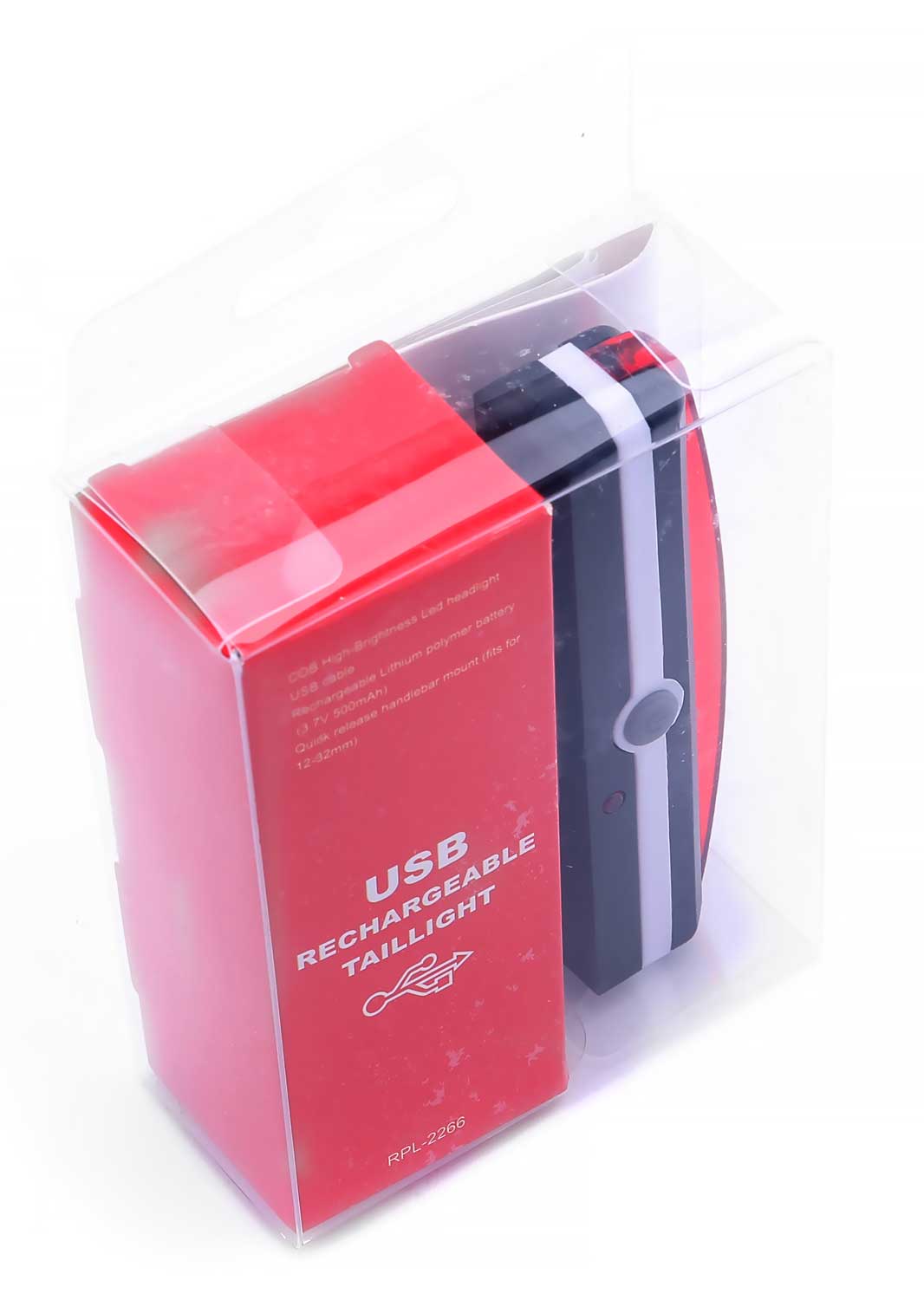 Rücklicht - Rücklicht Rot passend zu SXT Velox wiederaufladbare Lithium-Polymer Batterie (3.7V 500mAh) kann am PC oder Ladegerät aufgeladen werden inkl. Ladekabel und Gummihalterung kann an der Sattelstange befestigt werden die Stärke des Lichtes kann in