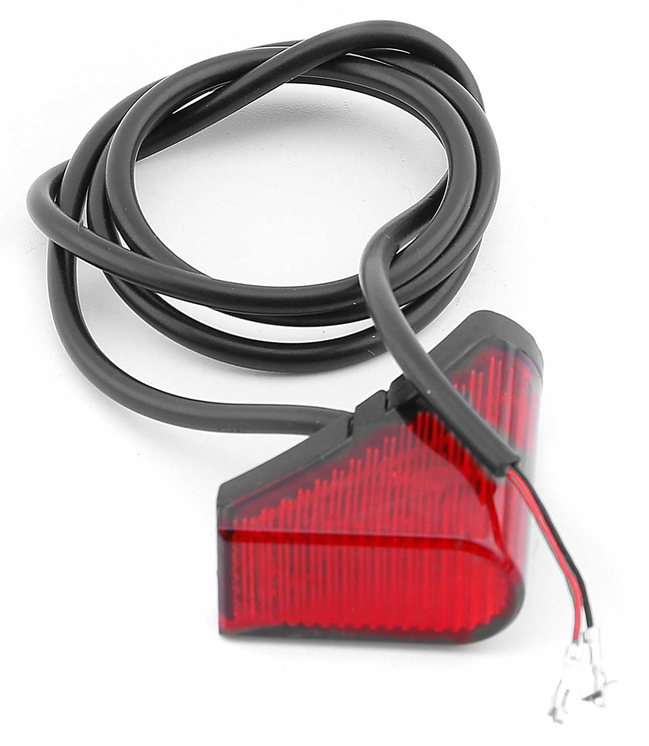 Rücklicht - 12V LED Rücklicht 2-polige Steckverbindung Maße (ohne Verkabelung): 4,0 x 1,5 x 3,4 cm (Länge x Breite x Höhe) Kabellänge: ca. 70 cm Kompatibel mit dem Modell SXT Buddy V2 - von SXT-Scooters