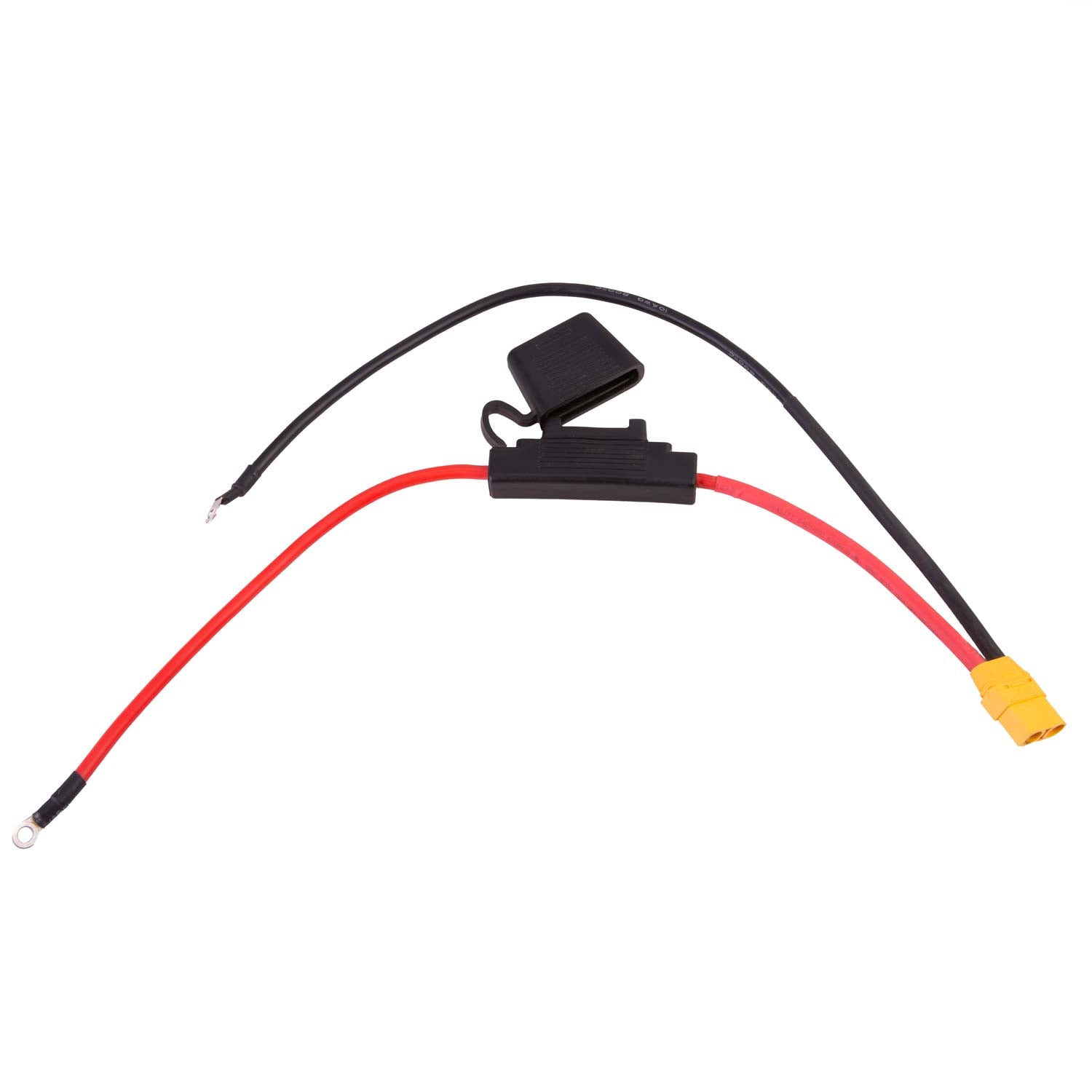 Akku Kabel - 1x Stromkabel (Verbindung vom Steuergerät (3000 Watt) zum Akku) ohne 60 A Flachsicherung (Artikel Nr.: SP0751) Mit XT-90 Stecker nur in Verbindung mit dem Tuning-Set 3000 W nutzbar - von SXT-Scooters