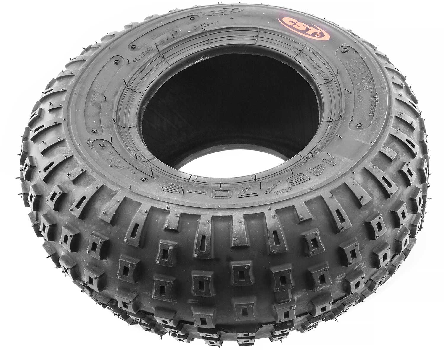 Offroad CST® Tubeless Reifen 145/70-6 - der Lieferumfang beinhaltet: 1x Offroad CST® Tubeless Reifen Technische Daten: Reifengröße: 145/70-6 weitere Informationen: Marke: CST® Tubeless (Schlauchlos) optimaler Luftdruck bei: 7 psi (0,48 Bar) - von SXT-Scoo