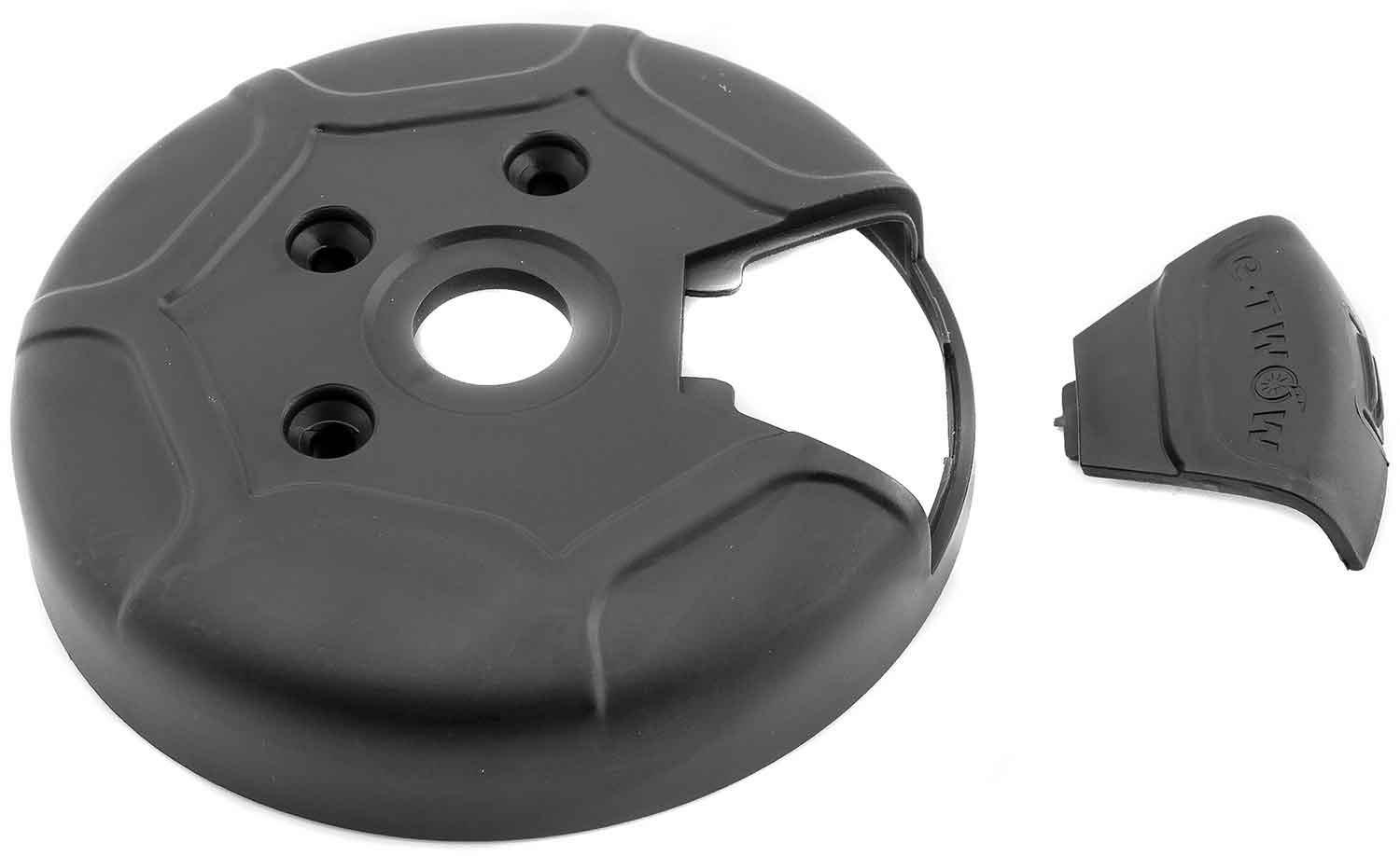 Abdeckung Trommelbremse ( 2-teilig ) - passende Abdeckung zur Trommelbremse für die Modelle SXT Light Plus V - eKFV und SXT Light GT Material: Kunststoff Farbe: schwarz Zweiteiliges Set Durchmesser: 9,2 cm - von SXT-Scooters