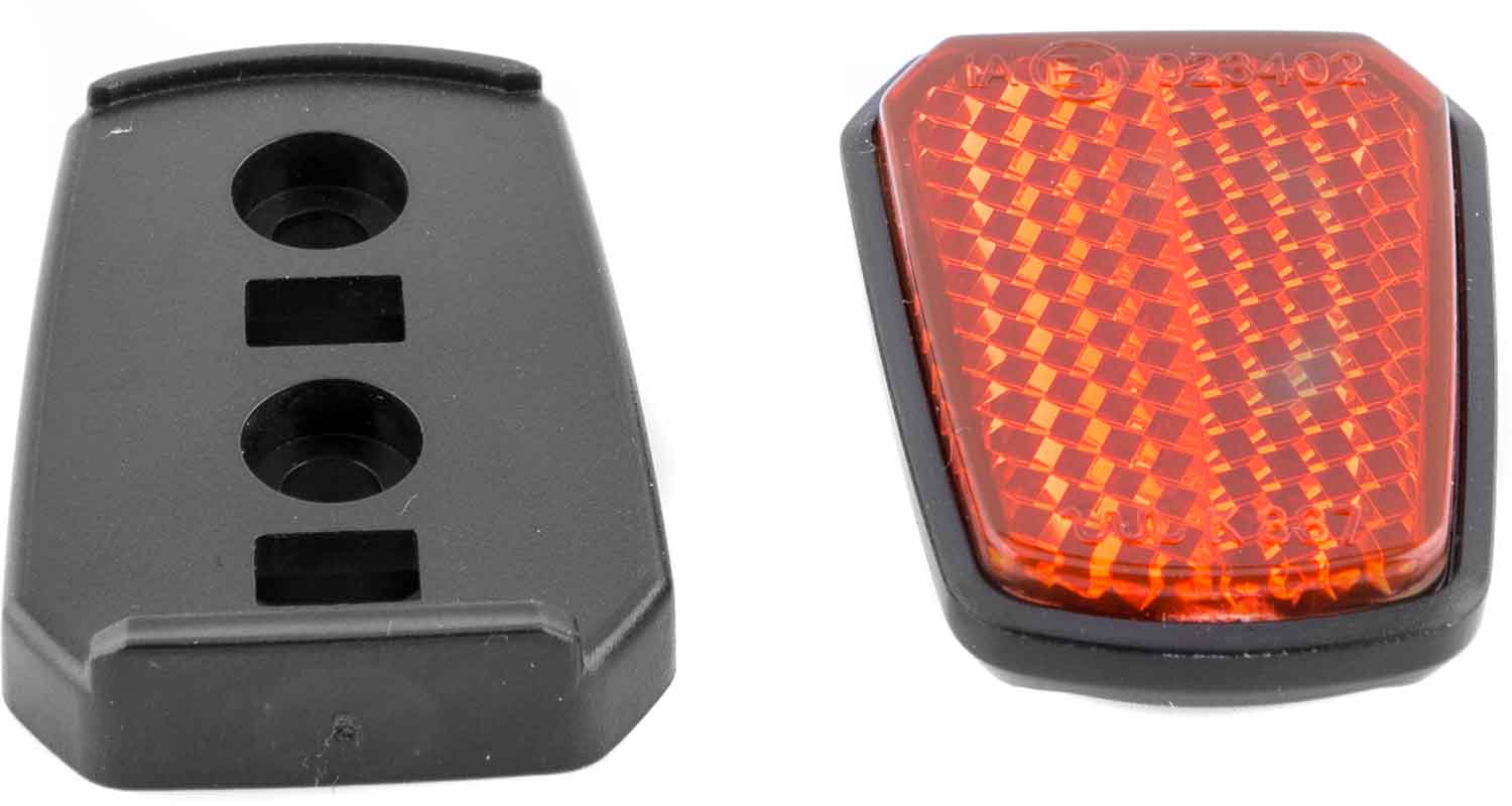 Seitlicher Reflektor ( Set ) - passender seitlicher Reflektor inklusive Halterung für das Modell SXT MAX Set bestehend aus zwei Teilen Material: Kunststoff Farbe: schwarz Maße: 2,9 x 4,0 x 1,4 cm - von SXT-Scooters