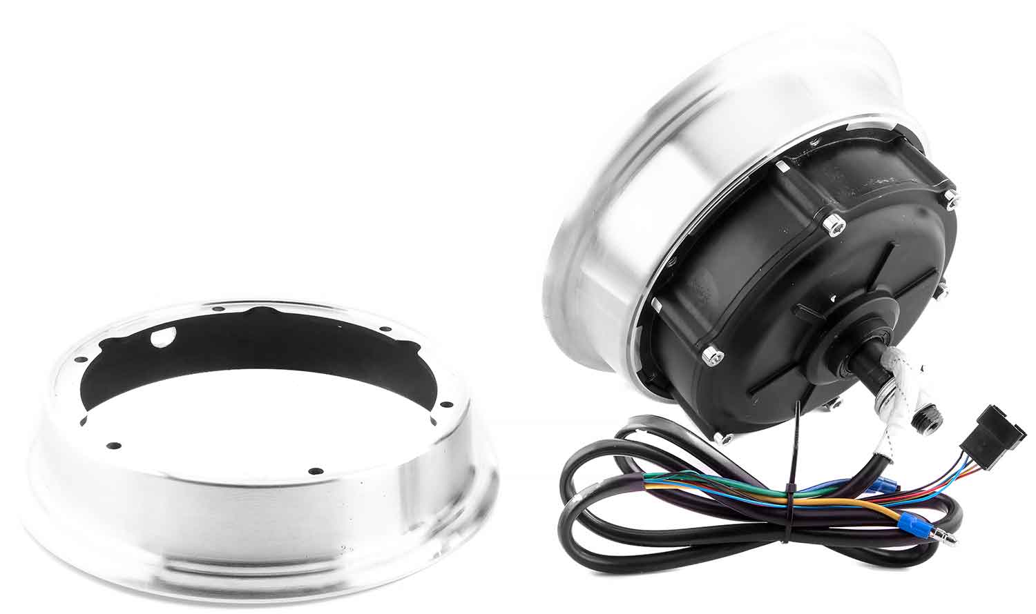 Bürstenloser Nabenmotor 36V / 500W mit Felge - Passender bürstenloser Nabenmotor für das Modell SXT 500EEC - Facelift Betriebsspannung: 36V Nennleistung: 500W Inkl. passender Motor-Felge Durchmesser: 18,7 cm - von SXT-Scooters
