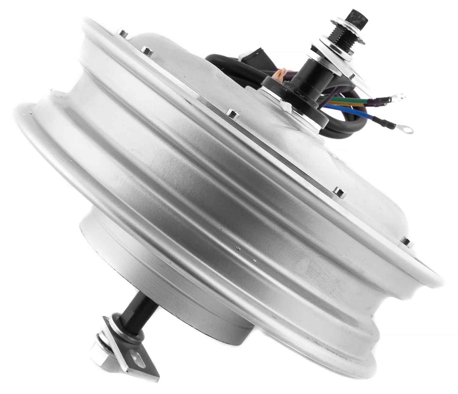 Nabenmotor 48V / 2000W - Passender Nabenmotor für das Modell SXT Gekko V3 Ausgangsspannung: 48V Ausgangsleistung: 2000W 5-polige Steckverbindung Durchmesser: 27,0 cm - von SXT-Scooters