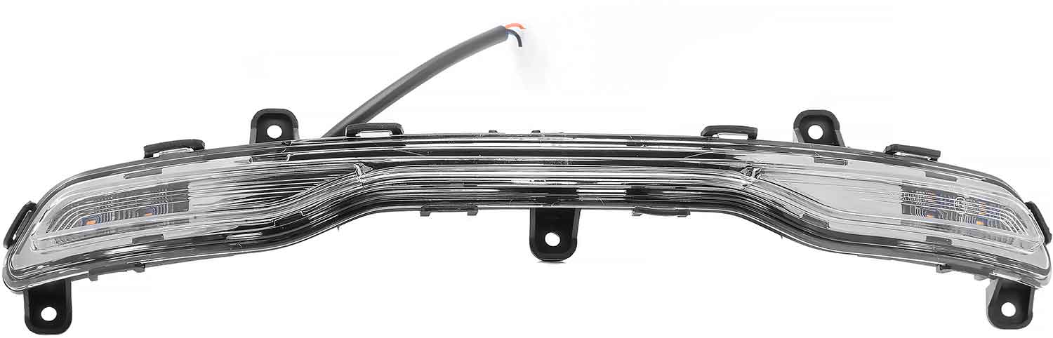 Blinker - vorne - Passender vorderer Blinker für das Modell SXT Gekko V3 Betriebsspannung: 48V 3-polige Steckverbindung Breite: 37,5 cm - von SXT-Scooters