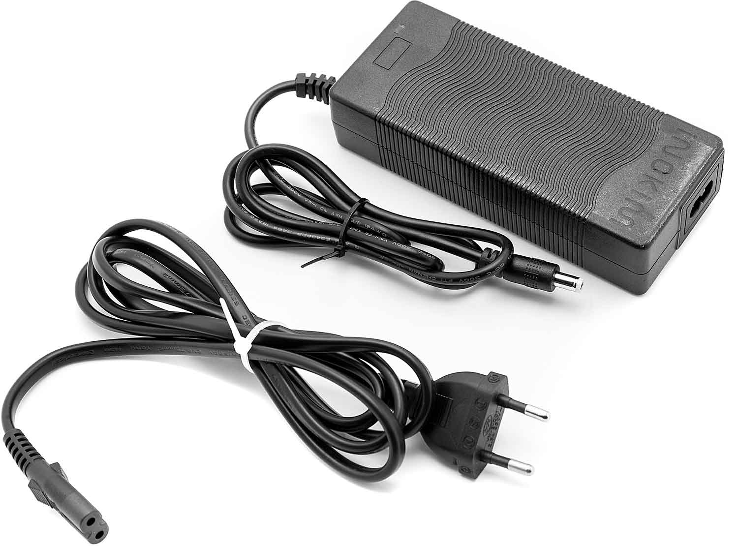 Lithium Ionen Ladegerät 36V / 2,0A - der Lieferumfang beinhaltet: 1x Ladegerät 1x Netzkabel technische Informationen: Geeignet für Lithium Ionen Akkus Betriebsspannung: 36 Volt Eingang/Input: AC 100V - 240V 50/60Hz 2,0A Max Ausgang/Output: DC 42V - 2,0A