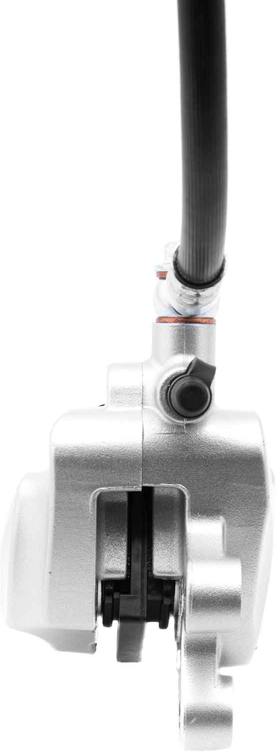 Hydraulische Bremsanlage - Passende hydraulische Vorderradbremse für das Modell SXT Gekko V3 Inkl. Bremsgriff und Behälter für Bremsflüssigkeit 2-polige Steckverbindung Länge: 85 cm - von SXT-Scooters