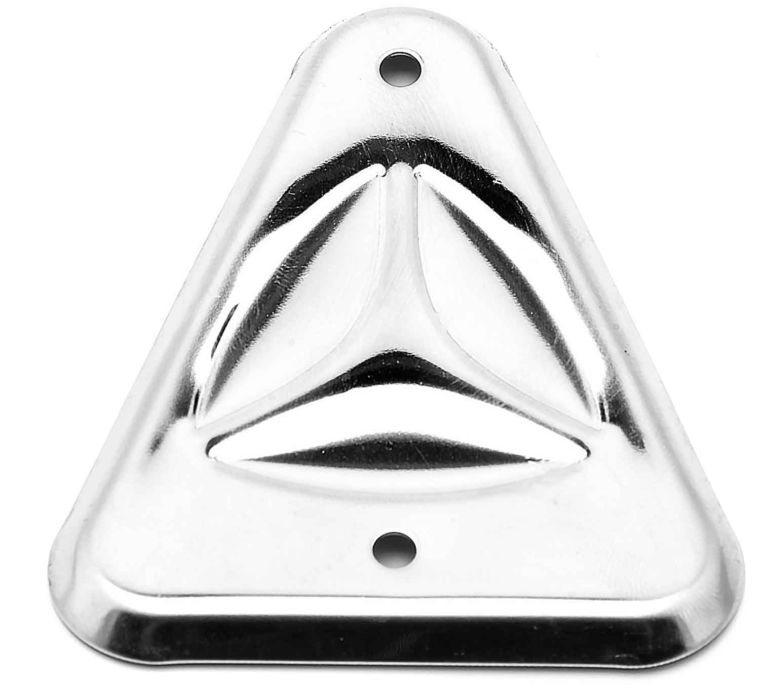 Zierblende Trittbrett - Passende Trittbrett Zierblende für die Modelle SXT Z3 und SXT Raptor V3 Material: Aluminium Farbe: silber Maße: 7,0 x 8,5 x 0,5 cm - von SXT-Scooters