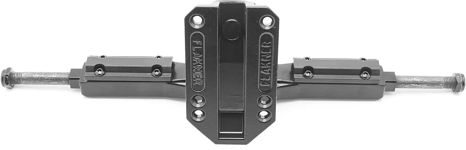 Achse für Motoren - passende Motor Achse für das Modell SXT Board X2 Achsentyp: "Double Kingpin Trucks" inklusive Plastikabdeckungen für Motorkabel mit schrauben - von SXT-Scooters