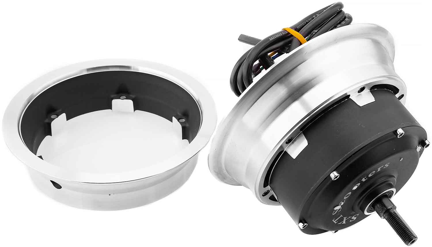Nabenmotor 60V / 1200W - Passender Nabenmotor für das Modell SXT Ultimate Pro+ Der Nabenmotor ist für das Vorder- und Hinterrad separat bestellbar Spannung: 60V Nennleistung: 1200W Maximalleistung: 1800W Reifengröße: 90/65 - 6.5 Durchmesser (Motor): 18,6