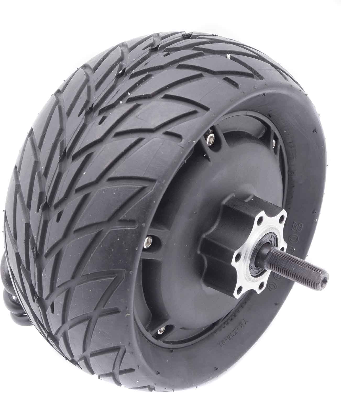 Nabenmotor 48V 800W mit Reifen - Passender Nabenmotor für das Modell SXT Ultimate LITE Betriebsspannung: 48V Nennleistung: 800 Watt inklusive Bereifung Größe: 8" - von SXT-Scooters