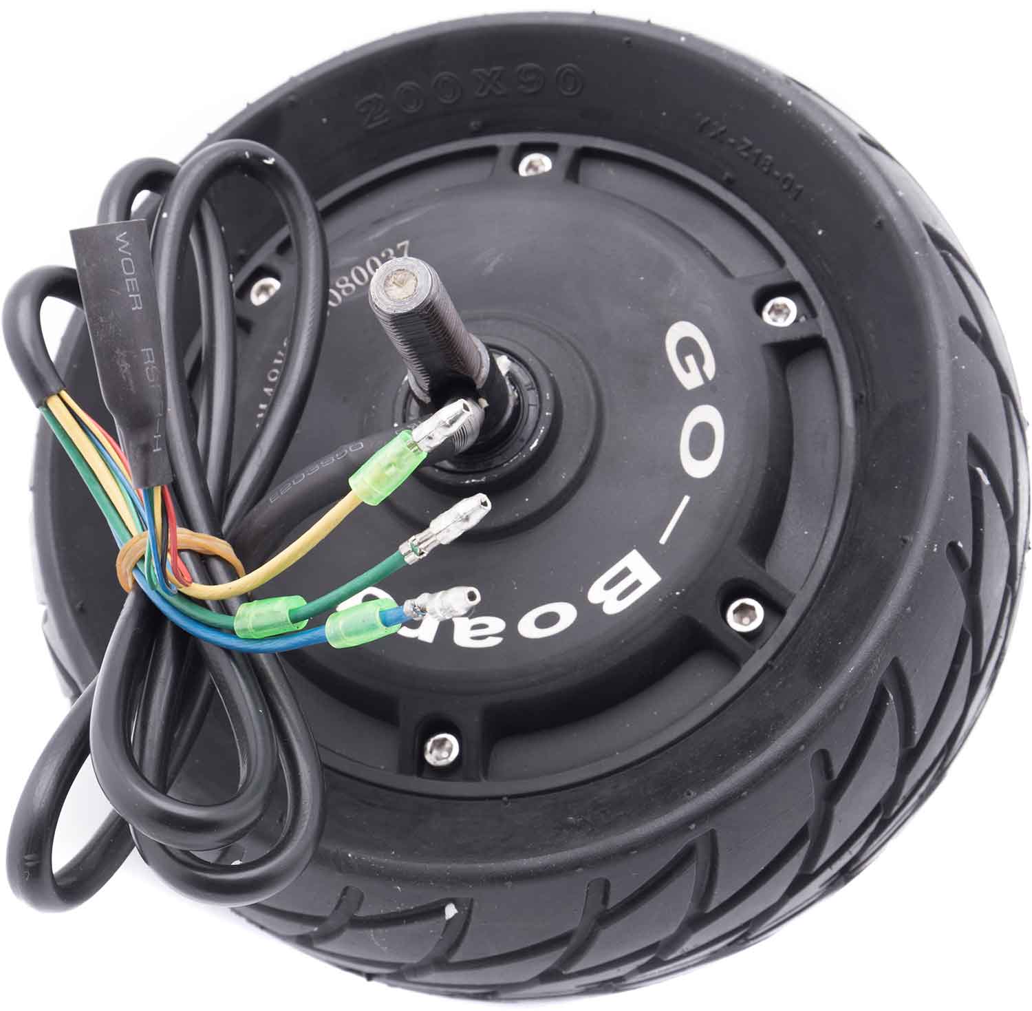 Nabenmotor 48V 800W mit Reifen - Passender Nabenmotor für das Modell SXT Ultimate LITE Betriebsspannung: 48V Nennleistung: 800 Watt inklusive Bereifung Größe: 8" - von SXT-Scooters